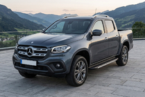 Mercedes X class 2017-2020 Pedane Laterali Bosphore Grey (2 pz, Alluminio) foto 1