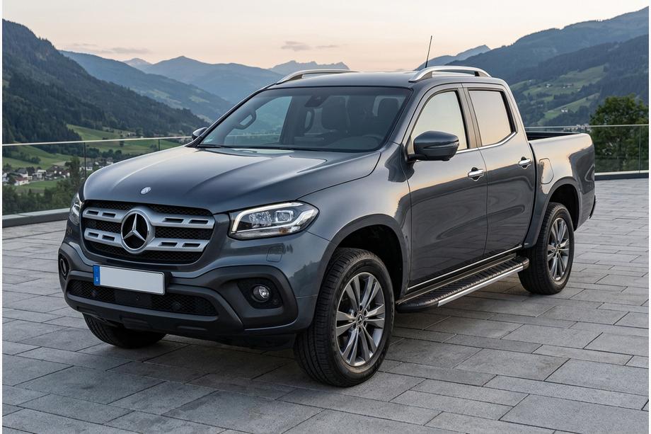 Mercedes X class 2017-2020 Pedane Laterali Bosphore Grey (2 pz, Alluminio) Image