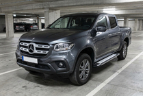 Mercedes X class 2017-2020 Pedane Laterali Rainbow (2 pz, Alluminio) foto 1