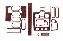 Renault Megane II 2004-2009 Kit rivestimenti cruscotto 17 pezzi (Meric, Turchia) Alluminio foto 3