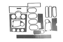 Renault Megane II 2004-2009 Kit rivestimenti cruscotto 17 pezzi (Meric, Turchia) Alluminio foto 5