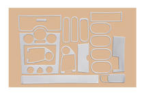 Renault Megane II 2004-2009 Kit rivestimenti cruscotto 17 pezzi (Meric, Turchia) Alluminio foto 4