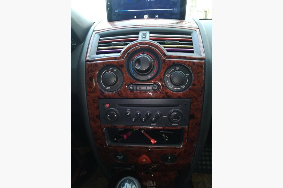 Renault Megane II 2004-2009 Kit rivestimenti cruscotto 17 pezzi (Meric, Turchia) Legno Foto 2
