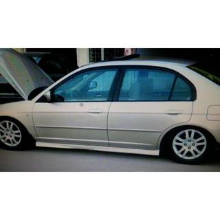 Minigonne laterali (primer per verniciatura) Honda Civic Sedan VII 2001-2006 foto 2