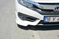 Honda Civic Sedan X 2016-2021 Angoli paraurti anteriore (da verniciare) foto 1