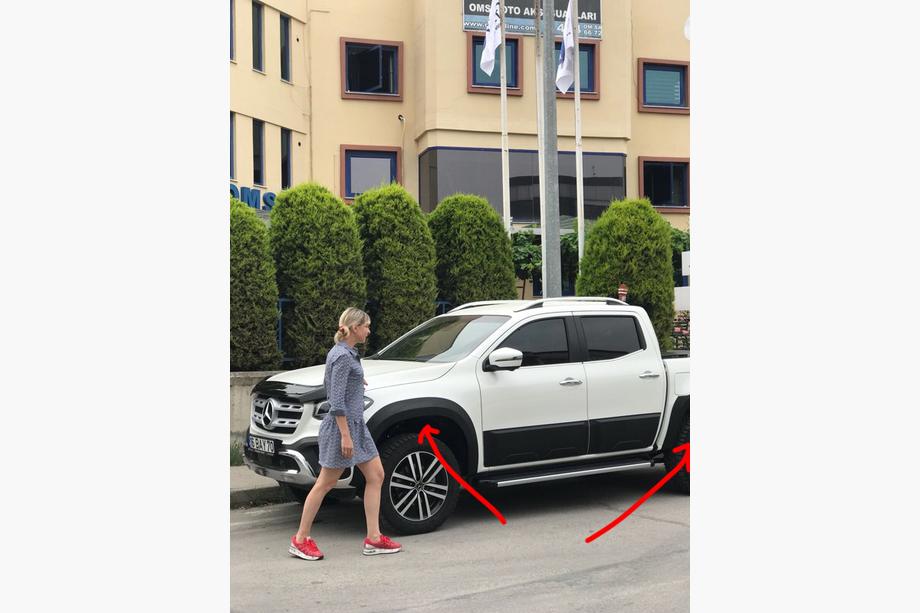 Mercedes X class 2017-2020 Allargatori passaruota (da verniciare) Foto 3