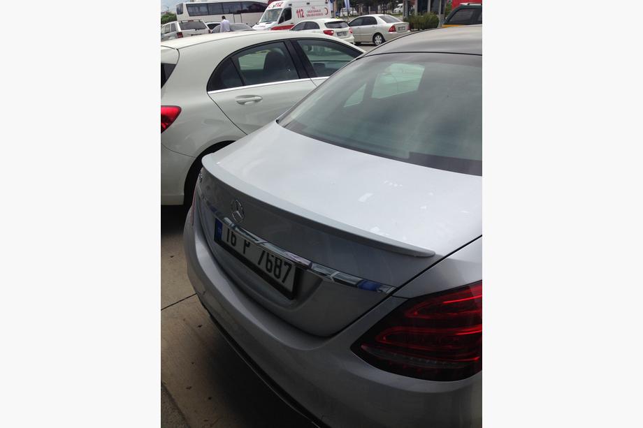 Mercedes C-class W205 2014-2021 Spoiler Meliset (primer per verniciatura) Image