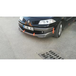 Labbro anteriore paraurti 2006-2009 (primer per verniciatura) Renault Megane II 2004-2009 foto 2