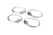 Opel Corsa C 2000-2006 Coperture Maniglie Porta Cromate (4 pz., Acciaio Inox) foto 3