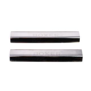 Battitacco Laser (2 pz, acciaio inox) Peugeot Boxer 2006-2025 foto 2