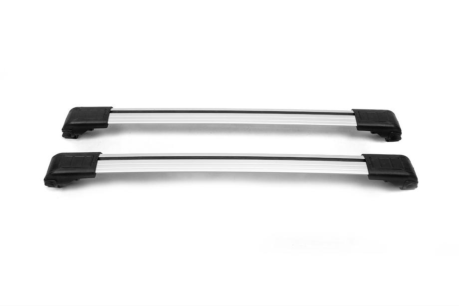 Dacia Duster 2018-2024 Barre portatutto per mancorrenti con chiave Wingbar V1 (2 pz) Nero Foto 13