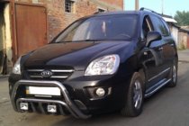 Kia Carens 1999-2012 Barre Laterali in Acciaio Inox foto 2