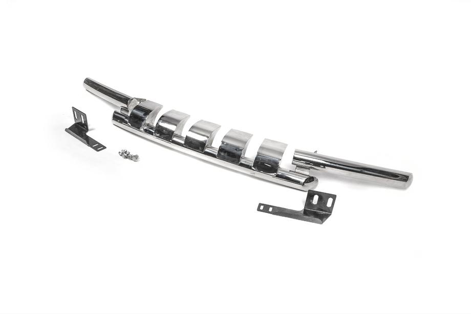 Lexus LX570/450d 2008-2022 Protezione anteriore Gronder (2008-2015 acciaio inox) Foto 3