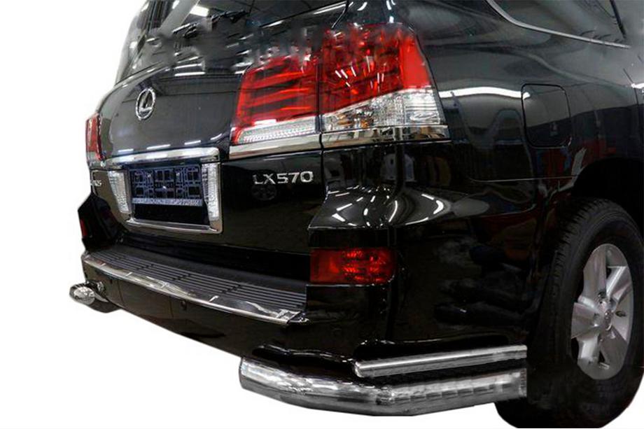 Lexus LX570/450d 2008-2022 Angolari posteriori doppi (acciaio inox) Image
