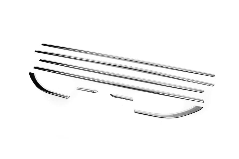 Ford Mondeo 2014-2022 Modanature inferiori finestrini acciaio inox (8 pz) Foto 3