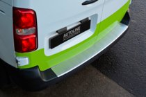 Toyota Proace 2016- Protezione Paraurti Posteriore OmsaLine Acciaio Inox foto 8