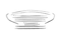 BMW X1 E84 2009-2015 Kit completo cornici finestrini acciaio inox 12 pezzi foto 2