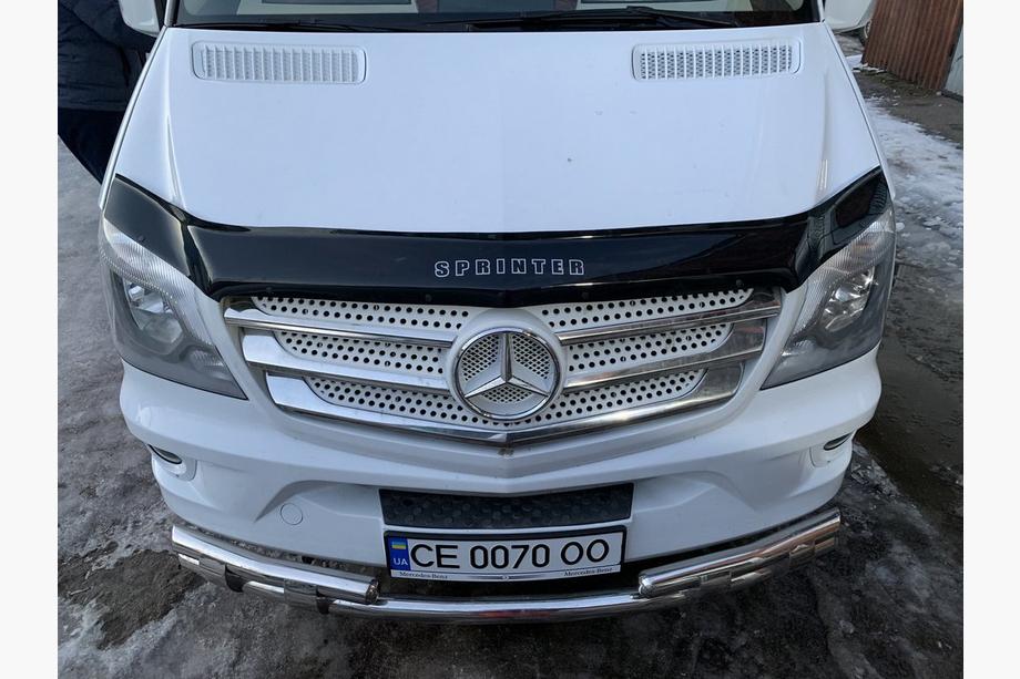 Mercedes Sprinter W906 2006–2018 Barra anteriore inferiore Shark (acciaio inox) 2013↗ Foto 7
