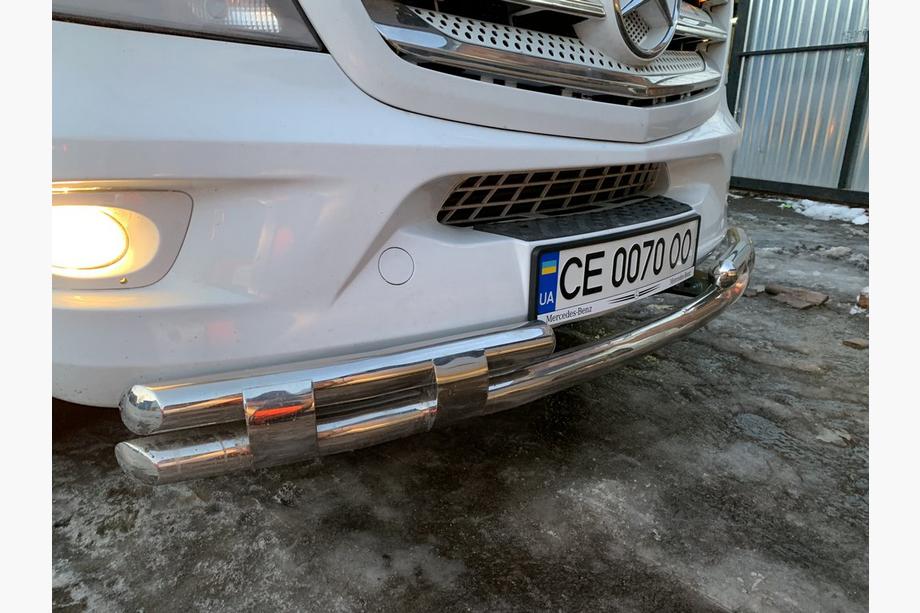 Mercedes Sprinter W906 2006–2018 Barra anteriore inferiore Shark (acciaio inox) 2013↗ Foto 8