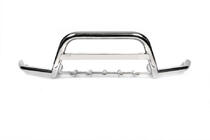Renault Master 1998-2010 Parabullbar anteriore con baffi WT003 (acciaio inox) foto 1