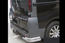 Opel Vivaro 2001–2015 Angolari posteriori AK003-doppio (acciaio inox) foto 1