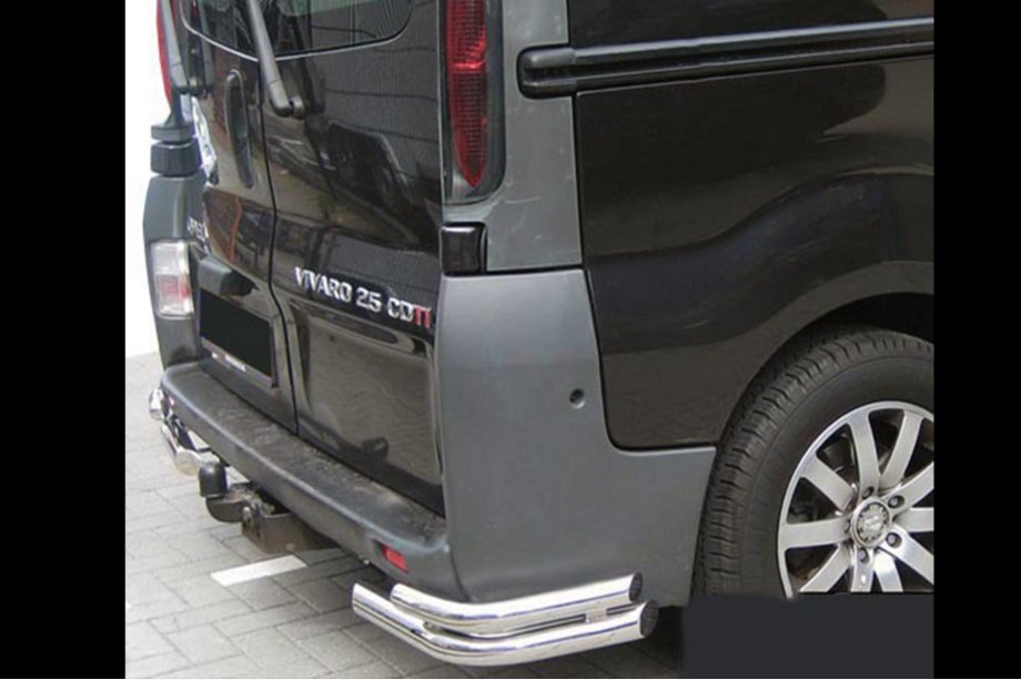 Opel Vivaro 2001–2015 Angolari posteriori AK003-doppio (acciaio inox) Image