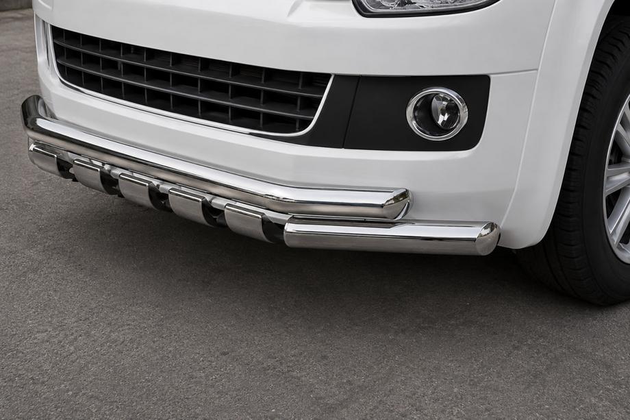 Volkswagen T5 Multivan 2003–2010 Protezione Anteriore ST015 (Acciaio Inox) Image