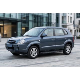 Pedane Laterali Tayga Black (2 pz, Alluminio) Hyundai Tucson JM 2004- foto 1