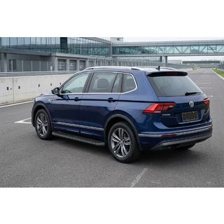 Pedane Laterali Tayga Black (2 pz, Alluminio) Volkswagen Tiguan 2016-2023 foto 1