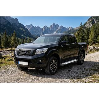 Pedane Laterali Allmond Grey (2 pz, Alluminio) Nissan Navara/NP300 2016- foto 1