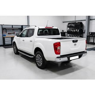 Pedane Laterali Tayga Grey (2 pz, Alluminio) Nissan Navara/NP300 2016- foto 1