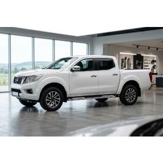 Pedane Laterali Tayga V2 (2 pz, Alluminio) Nissan Navara/NP300 2016- foto 1