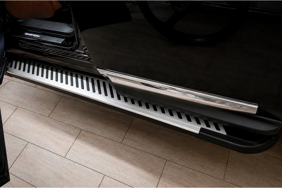 Nissan Pathfinder R52 2012-2021 Pedane Laterali Line (2 pz, alluminio) Image