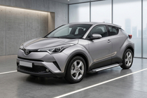 Toyota C-HR 2016-2023 Pedane Laterali Line (2 pz, Alluminio) foto 1