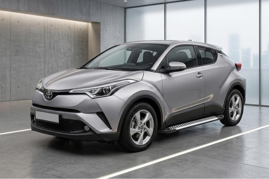 Toyota C-HR 2016-2023 Pedane Laterali Line (2 pz, Alluminio) Image