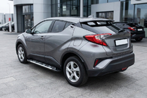Toyota C-HR 2016-2023 Pedane Laterali Sunrise (2 pz, alluminio) foto 1