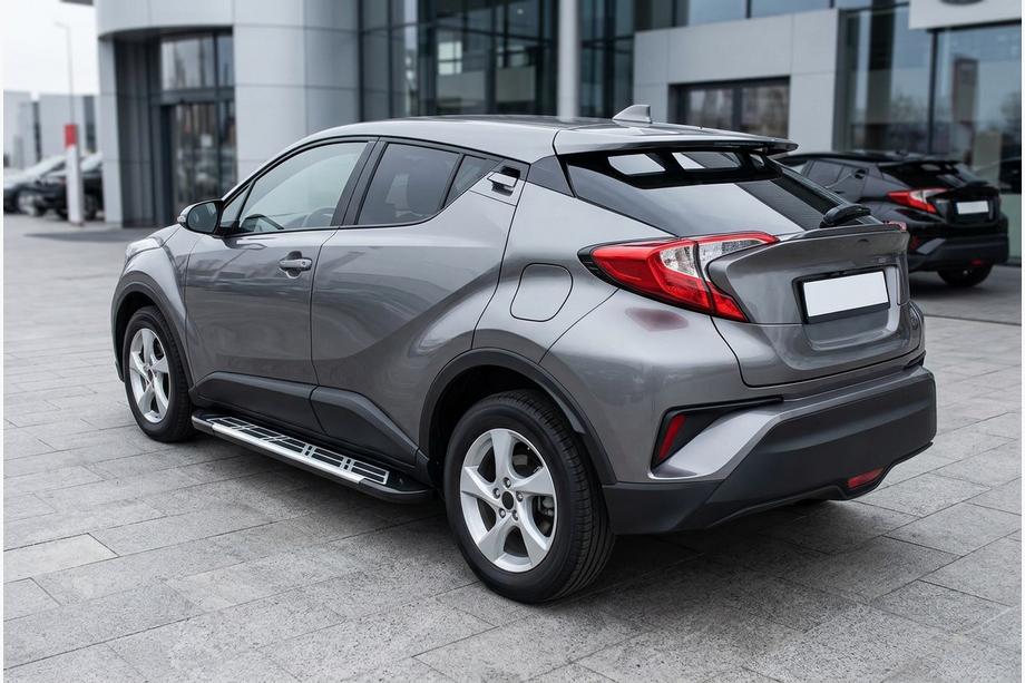 Toyota C-HR 2016-2023 Pedane Laterali Sunrise (2 pz, alluminio) Image