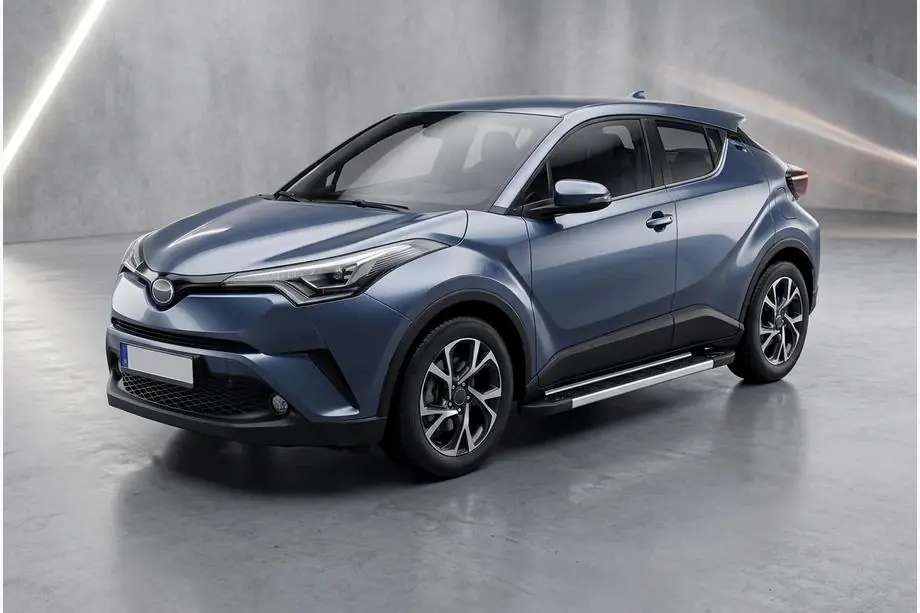 Toyota C-HR 2016-2023 Pedane Laterali RedLine V1 (2 pz, Alluminio) Foto 1