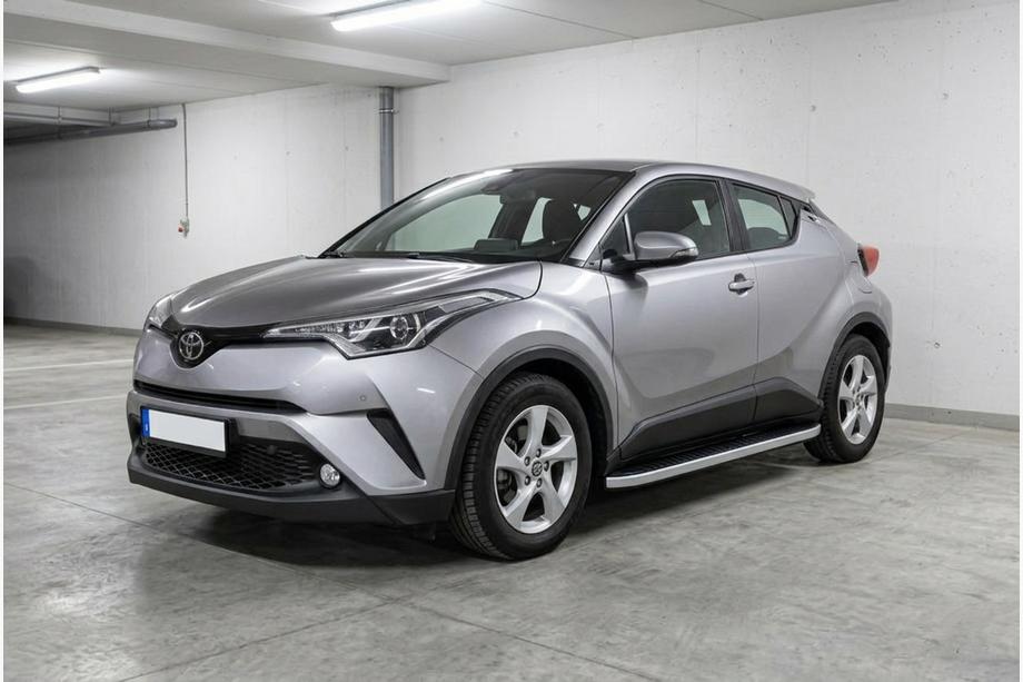 Toyota C-HR 2016-2023 Pedane Laterali Tayga Grey (2 pz, alluminio) Image
