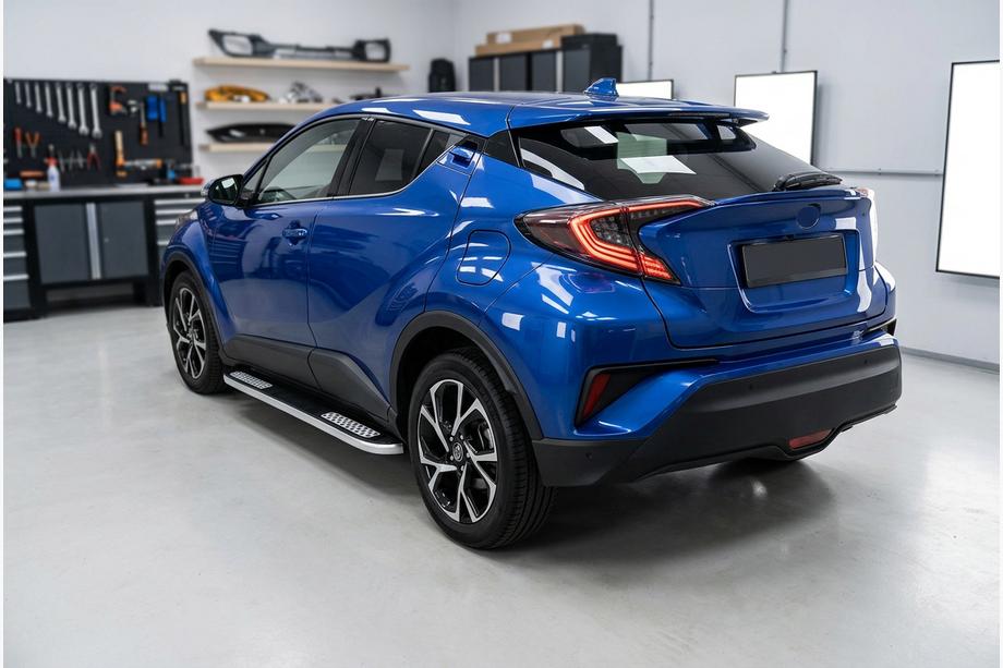 Toyota C-HR 2016-2023 Pedane Laterali Tayga V2 (2 pz, alluminio) Image