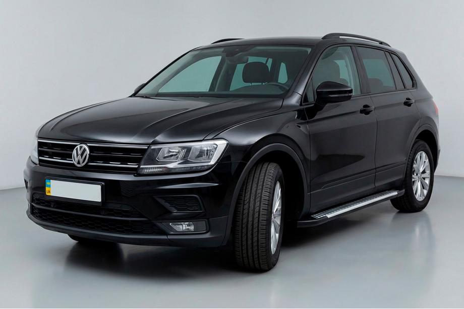 Volkswagen Tiguan 2016-2023 Pedane Laterali Line (2 pz, Alluminio) Image
