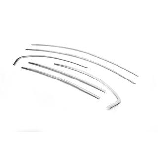 Cornici superiori finestrini acciaio inox (6 pz) Chevrolet Captiva 2006-2019 foto 3