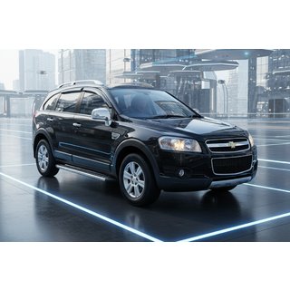 Pedane Laterali Maydos V2 (2 pz, Alluminio e Acciaio Inox) Chevrolet Captiva 2006-2019 foto 1