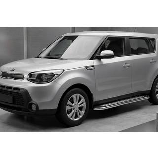 Pedane Laterali Maydos V2 (2 pz, Alluminio e Acciaio Inox) Kia Soul II 2013-2018 foto 1