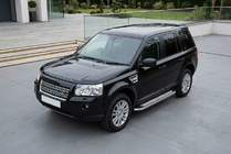 Land Rover Freelander II 2006–2014 Pedane Laterali Maydos V2 (2 pz, Alluminio e Acciaio Inox) foto 1
