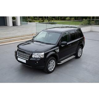 Pedane Laterali Maydos V2 (2 pz, Alluminio e Acciaio Inox) Land Rover Freelander II 2006–2014 foto 1