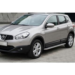 Pedane Laterali Maydos V2 (2 pz, Alluminio e Acciaio Inox) Nissan Qashqai 2010-2014 foto 1