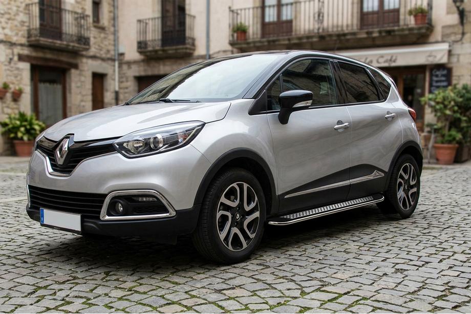 Renault Captur 2013-2019 Pedane Laterali Maydos V2 (2 pz, Alluminio e Acciaio Inox) Image