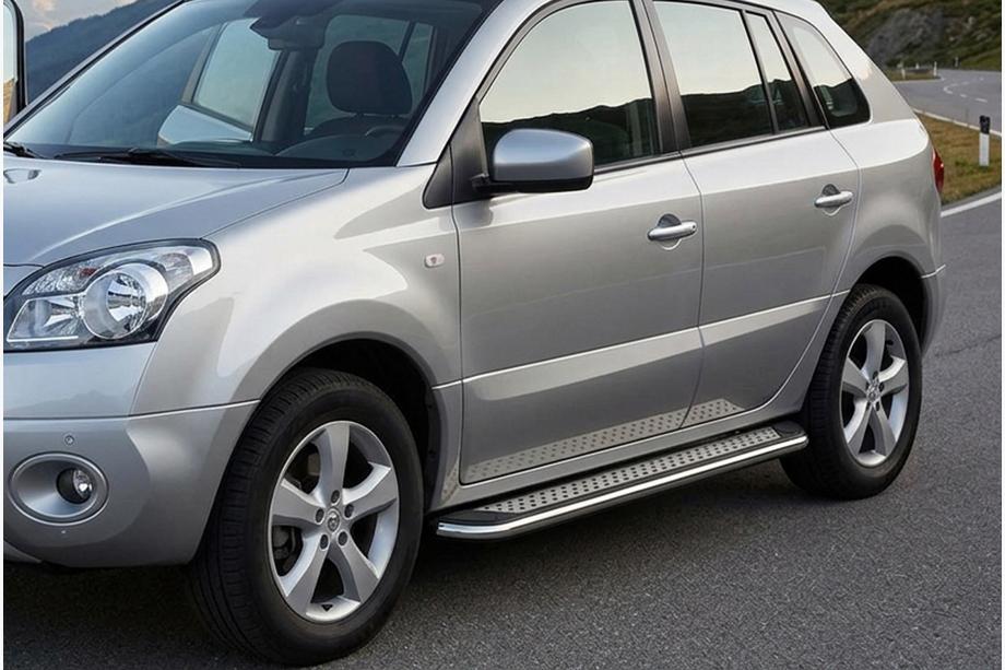 Renault Koleos 2008-2016 Pedane Laterali Maydos V2 (2 pz, Alluminio e Acciaio Inox) Foto 1
