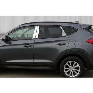 Coperture montanti in acciaio inox Hyundai Tucson TL 2016-2021 foto 1